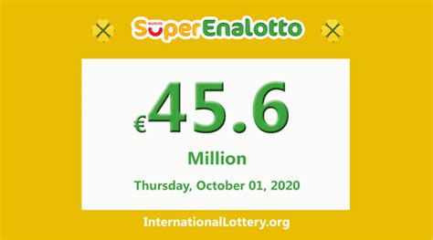 SuperEnalotto Results Archive 2020.